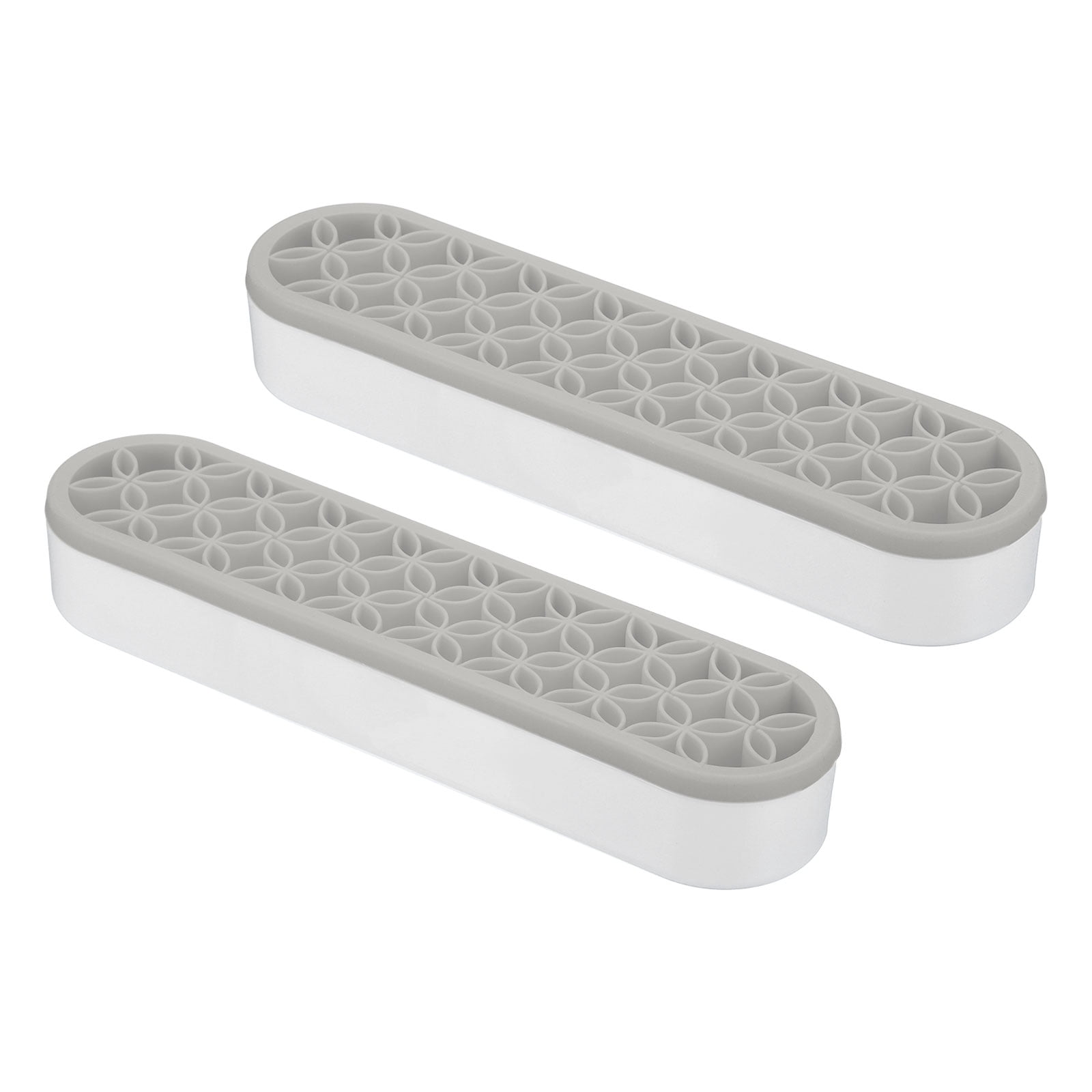 REGALWOVEN Diamond Painted Pen Holder, Silicone Makeup Brush Holder Storage Box grey