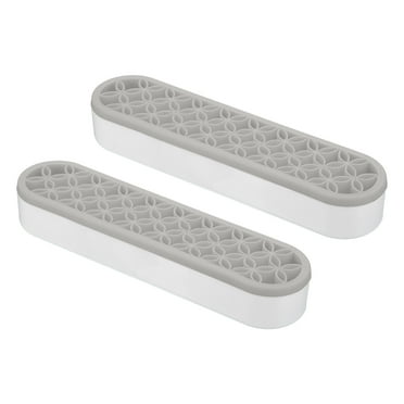 REGALWOVEN Diamond Painted Pen Holder, Silicone Makeup Brush Holder Storage Box grey