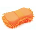 thumbnail image 1 of REGALWOVEN Durable Practical Microfiber Chenille Car Wash Sponge w Elastic Hand Strap Orange, 1 of 3