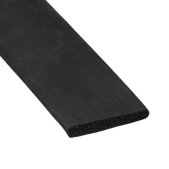 REGALWOVEN EPDM Rubber Foam Sheet Strip Neoprene Rubber Sheet Rolls Weather Strip for 1/8" T x 0.8" W x 5' L 1