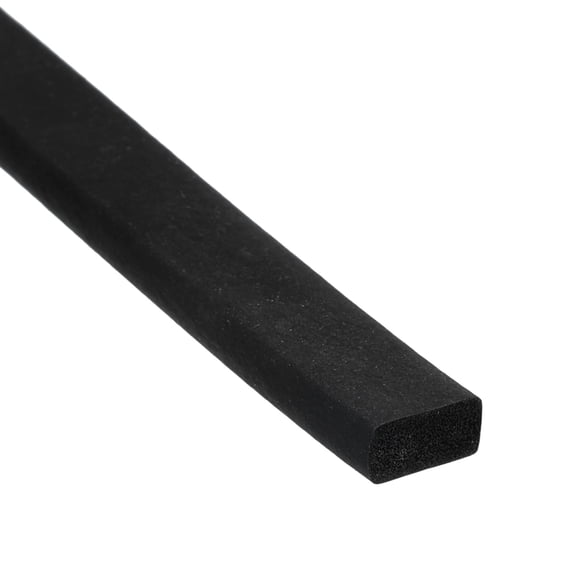 REGALWOVEN EPDM Rubber Foam Sheet Strip Neoprene Rubber Sheet Rolls Weather Strip for 3/16" T x 0.4" W x 5' L 1