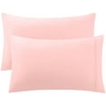 thumbnail image 1 of REGALWOVEN Egyptian Cotton Pillowcases 2Pcs Queen Pillow Covers, 20"x30" Coral Pink, 1 of 8
