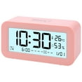 thumbnail image 1 of REGALWOVEN Electric Alarm Clock Adjustable Volume Loud Alarms, Battery Powered Fits Bedroom Pink 5.7"L x 2.0"W x 3.3"H, 1 of 6