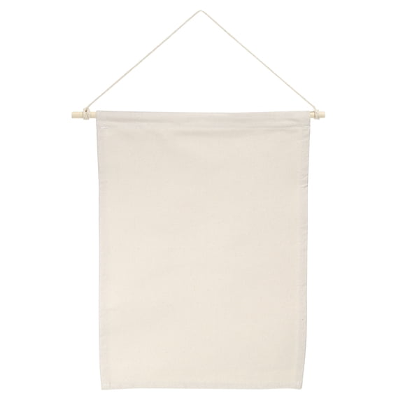 REGALWOVEN Enamel Pin Display Banner, Canvas Pin Banner Blank Wall Display Banner Beige