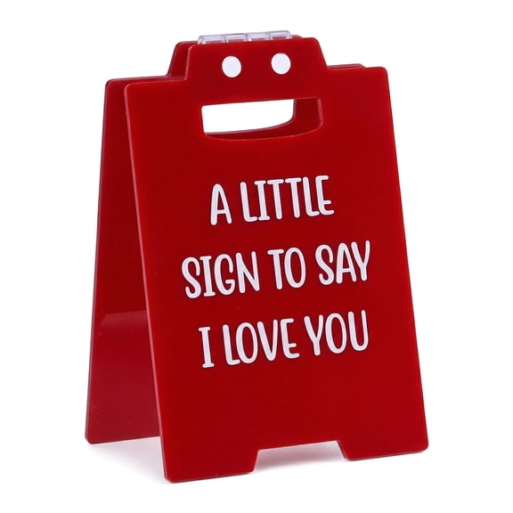 REGALWOVEN Extra Stable Acrylic Desk Sign Gift, Vertical Keepsake Block with Sturdy Base for Coworker Boss, Retirement Decor Red Style A 5.0"