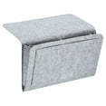 thumbnail image 1 of REGALWOVEN Felt Bedside Organizer Hanging Caddy Sofa Desk Bag for Magazine Remotes Light Grey 12.6"x8.6", 1 of 5