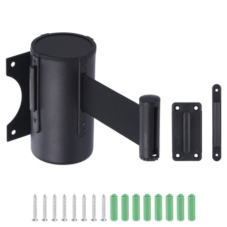 REGALWOVEN Fixed Wall Mount Retractable Belt Barrier for Indoor and Outdoor Use 1