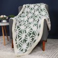 thumbnail image 1 of REGALWOVEN Fleece Soft Throw Blanket Dual Sided Blanket, 60"x80" Green, 1 of 6