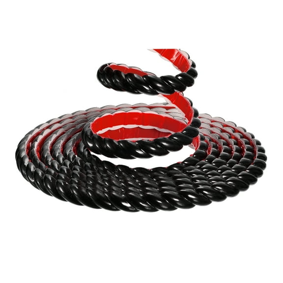 REGALWOVEN Flexible Wall Trim Molding Trim, Peel and Stick Molding Edge Trim for Home Decor Black 0.6" x 16Ft