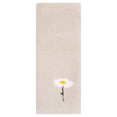 thumbnail image 1 of REGALWOVEN Floral Pattern Cotton Hand Towels Flower Embroidered Soft Absorbent Decorative Towel Set for Bathroom (13 x 30 Inch) Light Brown 1-Piece, 1 of 5