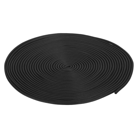 REGALWOVEN Foam Rubber Weather Seal Strip, Round EPDM Rubber for DIY Gasket 3mmx9m