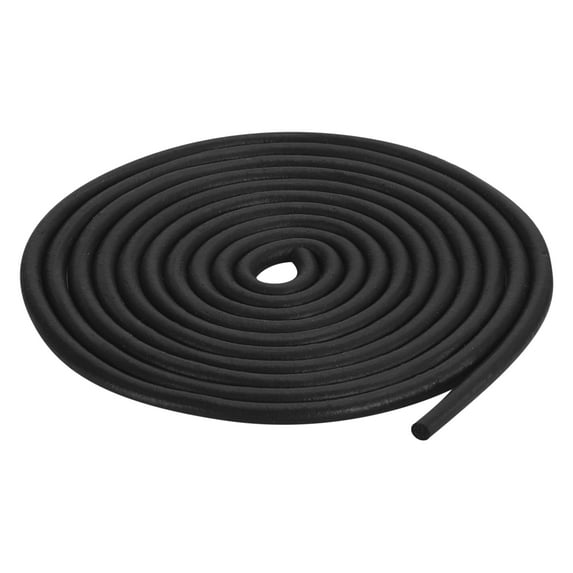 REGALWOVEN Foam Rubber Weather Seal Strip, Round EPDM Rubber for DIY Gasket 4.5mmx6m
