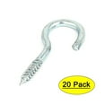thumbnail image 1 of REGALWOVEN Garden Vine Wire 31mm x 15mm Zinc Plated Screw Eye Hook Eyelet Bolt 20Pcs, 1 of 4
