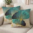 thumbnail image 1 of REGALWOVEN Ginkgo Leaf Pattern Throw Pillow Covers Set of 2 Boho Style Decorative Couch Bed for Living Room Flower-2 18" x 18", 1 of 7