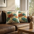 thumbnail image 1 of REGALWOVEN Ginkgo Leaf Pattern Throw Pillow Covers Set of 2 Boho Style Decorative Couch Bed for Living Room Flower-4 18" x 18", 1 of 7