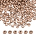 thumbnail image 1 of REGALWOVEN Glass Beads Loose Tiny Round Mini Beads for Bracelet Earring Rings Jewelry Making Rose Gold Tone, 1 of 6