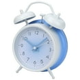 thumbnail image 1 of REGALWOVEN Gradient Design Alarm Clock, Traditional Dual Bell Design, Loud Alarm, for Bedroom Blue 4.6"L x 2.2"W x 6.3"H, 1 of 5