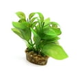 thumbnail image 1 of REGALWOVEN Green Plastic Mini Plant Terrarium Reptiles Habitat Decor Ornament w Stand, 1 of 3
