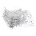 thumbnail image 1 of REGALWOVEN Heart Printed Organza Bags, Mini Pouches for Jewelry, Candy, Perfume, and Cosmetics Silver White 4.72"x3.5", 1 of 6