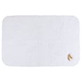 thumbnail image 1 of REGALWOVEN High-End Bathroom Rug - Ultra Plush Absorbent Microfiber Bath Mat, Non-Slip Machine Washable Shag Shower Rug White Banana Pattern 32" x 20", 1 of 5