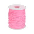 thumbnail image 1 of REGALWOVEN Hollow Pipe Rubber Cords Hollow Tube Silicone Tubing for DIY Jewelry Pink, 1 of 6