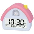 thumbnail image 1 of REGALWOVEN House Shape Multifunctional Alarm Clock, Backlight, Three Alarms, Snooze Function for Bedroom/Dorm White Bunny 4.3"L x 2.4"W x 5.0"H, 1 of 6