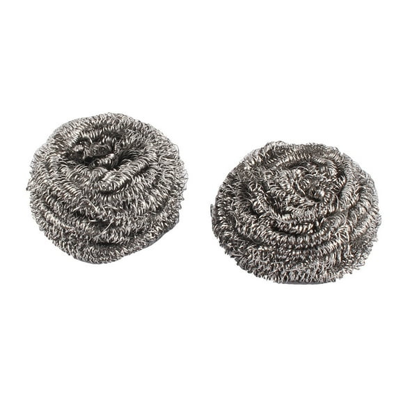 REGALWOVEN Household Kitchen Stainless Steel Pot Pan Scrubber Cleaning Ball Tool 2 Pcs