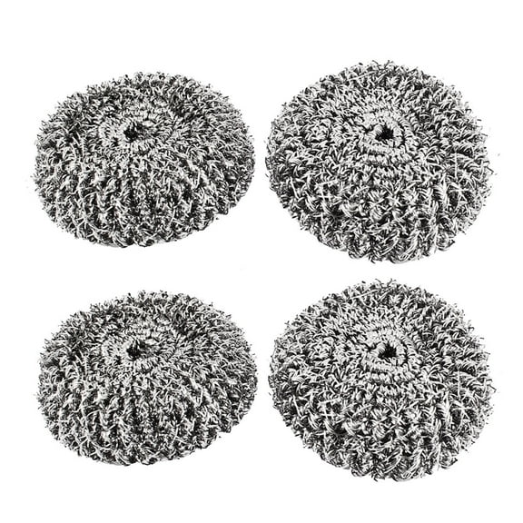 REGALWOVEN Household Stainless Steel Soft Scrubber Scourer Pans Pot Brush Kitchen Cleaning Supplies