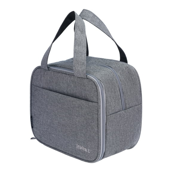 REGALWOVEN Insulated Bag, Lunch Bag for Women and Men, Tote Bag Lunch Box Gray 8.7*7.3*5.7in