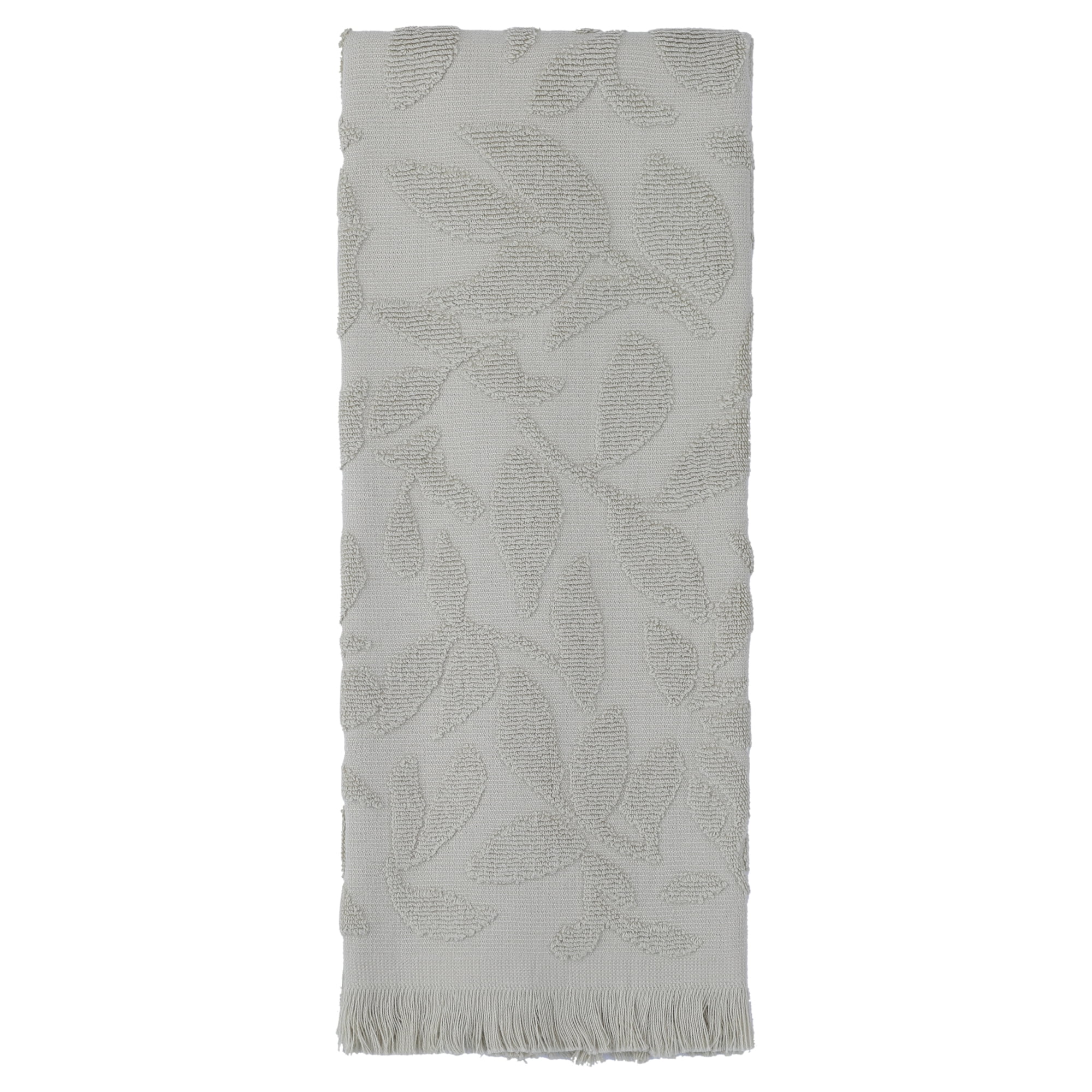 REGALWOVEN Jacquard Pattern Boho Decorative Hand Towels, Cotton Turkish Absorbent Soft Hand Towel for Bathroom, Kitchen, Hotel, Spa Green 1-Piece