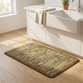 thumbnail image 1 of REGALWOVEN Kitchen Rugs Non-Slip Rubber Backing Kitchen Mats for Floor, Oil Absorbent Runner Rug for Laundry Room, Entryway Brown 28" x 18", 1 of 5