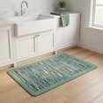 thumbnail image 1 of REGALWOVEN Kitchen Rugs Non-Slip Rubber Backing Kitchen Mats for Floor, Oil Absorbent Runner Rug for Laundry Room, Entryway Green 28" x 18", 1 of 6