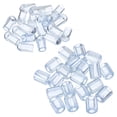 thumbnail image 1 of REGALWOVEN Kitchen Sink Rack Feet, 20Pcs Plastic Sink Protector Feet with Bumper Cover for Sink Rack Grid Clear, 1 of 7