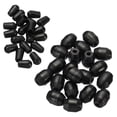 thumbnail image 1 of REGALWOVEN Kitchen Sink Rack Feet, Plastic Sink Protector Feet with Bumpers Cover Black, 1 of 7