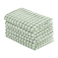 thumbnail image 1 of REGALWOVEN Kitchen Terry Cotton Dish Cleaning Towels Set of 6, 10.5"x15", Green, 1 of 7