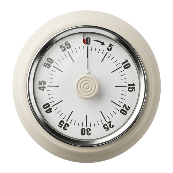 REGALWOVEN Kitchen Timer, Loud Alarm Clock Magnetic Backing Stand Cooking Timers, Digital Timer for Learning and Exercise Training Beige