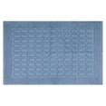 thumbnail image 1 of REGALWOVEN Lightweight Washable Textured Cotton Bath Mat Hotel Reversible Water Absorbent Rug Thick Foldable Shower Foot Carpet Blue 20" x 32", 1 of 5