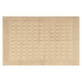 thumbnail image 1 of REGALWOVEN Lightweight Washable Textured Cotton Bath Mat Hotel Reversible Water Absorbent Rug Thick Foldable Shower Foot Carpet Khaki 20" x 32", 1 of 5