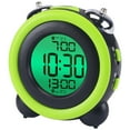 thumbnail image 1 of REGALWOVEN Loud Alarm Clock for Heavy Sleepers, Dual Alarms, Backlight, Creative Design for Home Decor Green 4.3"L x 2.4"W x 4.3"H, 1 of 5