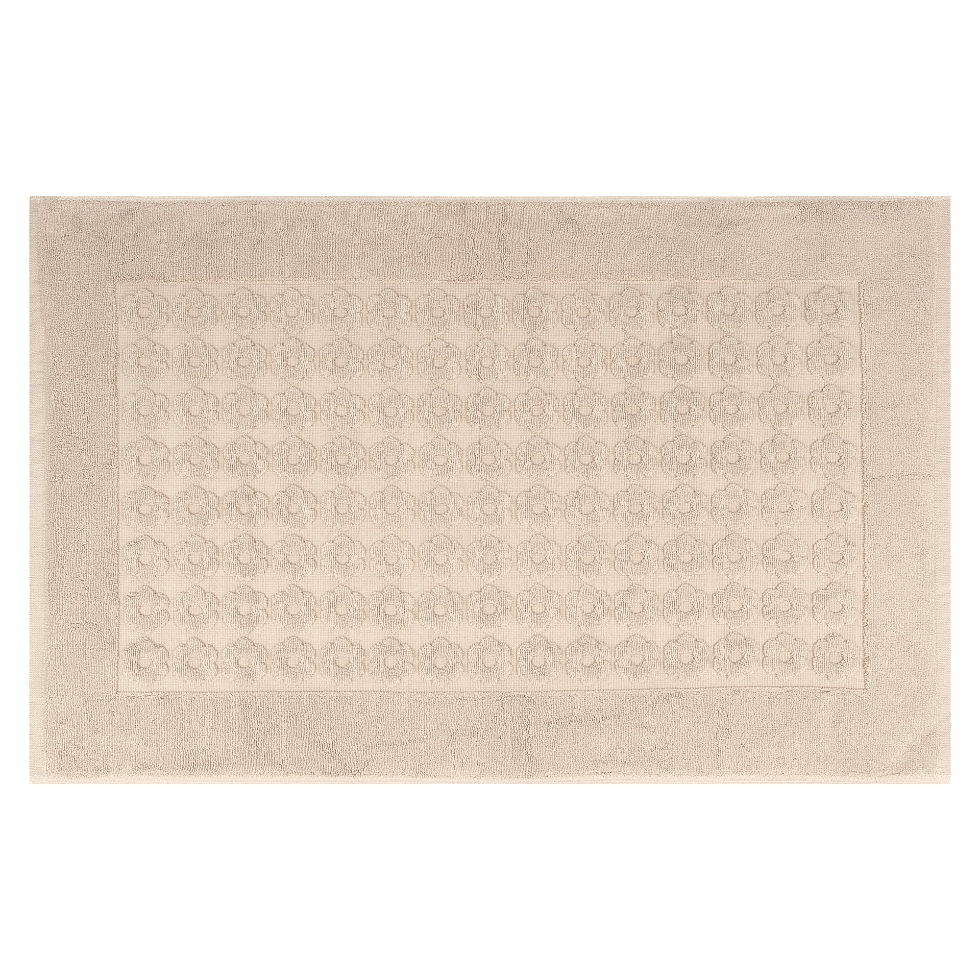 REGALWOVEN Luxury Bath Rug Towel, Cotton Absorbent Hotel Spa Shower Floor Mat for Bathroom Khaki 16" x 24"