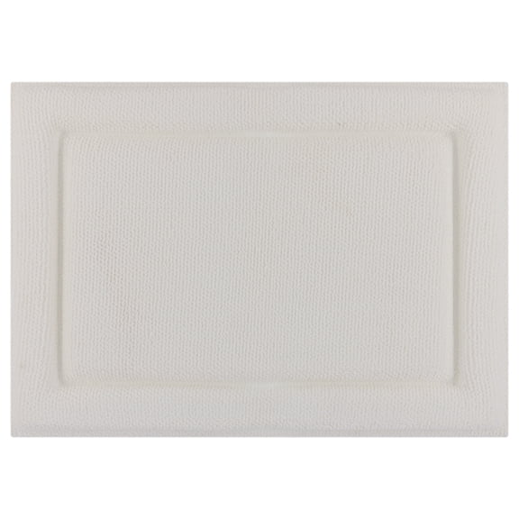 REGALWOVEN Luxury Bathroom Rug Ultra Soft Shaggy Bath Mat, Super Absorbent Non-Slip Shower Mat, Machine Washable White 24" x 17"