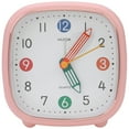 thumbnail image 1 of REGALWOVEN Mechanical Alarm Clock - Colorful Cartoon Design, Gentle Alarm, Silent Non-Tick for Living Room Pink 4.1"L x 1.8"W x 4.1"H, 1 of 6