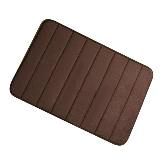 REGALWOVEN Memory Foam Bath Mat Absorbent Bathroom Rugs, 24" x 16" Coffee Color
