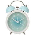 thumbnail image 1 of REGALWOVEN Metal Alarm Clock Gradient Colorful Design, Lound Clear Alarms for Bedroom, Living Room Lake Green 3.3"L x 2.0"W x 5.1"H, 1 of 5