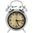 thumbnail image 1 of REGALWOVEN Metal Mechanical Alarm Clock for Heavy Sleepers Loud Bell Sound, Easy Setup, Outfits Guest Room/Bedside Gold 4.5"L x 2.2"W x 6.3"H, 1 of 5