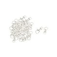 thumbnail image 1 of 50Pcs Lobster Trigger Swivel Clasp Hooks Clip Buckle Key Ring Keychain, 1 of 7