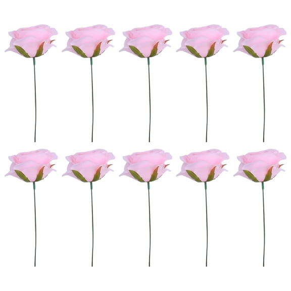 REGALWOVEN Mini Artificial Roses Bouquet, Silk Rose Sprays for Wedding Decor ["Light Pink"]