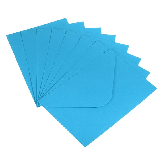 REGALWOVEN Mini Envelopes, Gift Cards Business Card Envelope for Greeting Wedding Light Blue