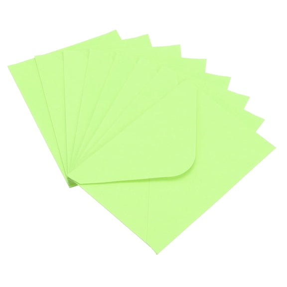 REGALWOVEN Mini Envelopes, Mini Card Business Card Envelope for Greeting Weddings Light Green