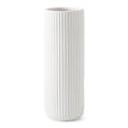 thumbnail image 1 of REGALWOVEN Modern Cylinder Ceramic Flower Vase, Matte Ribbed Decorative Bud Vase, Home Decor Centerpiece for Table, Shelf Frosted white 2.8"L x 2.8"W x 8.0"H, 1 of 6